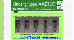 Desktop Screenshot of kindergruppe-ameise.at